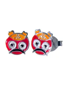 Abhooshan Girls 925 Sterling Silver Contemporary Studs Earrings