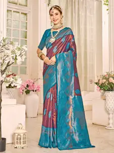 Anouk Woven Design Zari Kanjeevaram Saree
