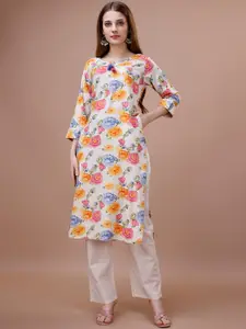 Sangria Printed Straight Kurta