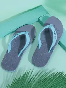 DOCTOR EXTRA SOFT Women Printed Bounce Back Technology Non-Slip Thong Flip-Flops