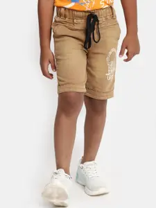 V-Mart Boys Washed Mid-Rise Regular Fit Denim Shorts