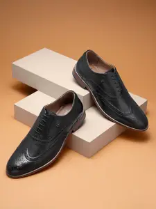 Arrow Men Charter Perforated Leather Formal Brogues