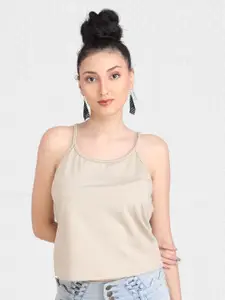 Designer Bugs Shoulder Strap Crop Top