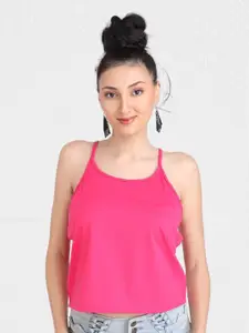 Designer Bugs Shoulder Strap Crop Top