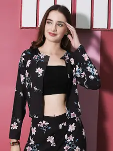 Sera Floral Printed Crop Shrug