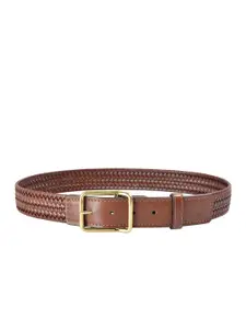 Hidesign Men Braided Leather Belt