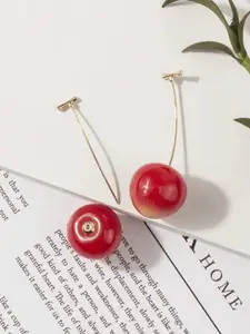 ISHKAARA Cherry Shaped Drop Earrings