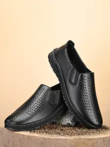 Fashion Victim Men Leather Formal Slip-On Shoes