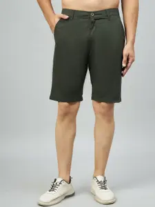 STUDIO NEXX Men Mid Rise Cotton Shorts