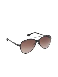 Fastrack Men Oval Sunglasses M168BR1