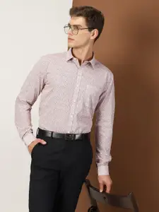 INVICTUS Original Slim Fit Floral Printed  Spread Collar Cotton Formal Shirt