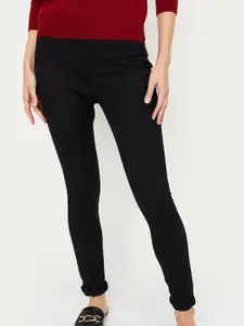 max Women Mid-Rise Clean Look Stretchable Jeans