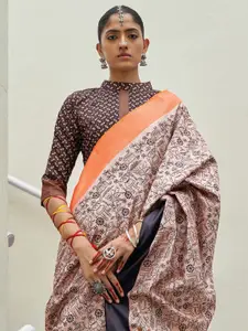 Saree mall Warli Printed Bagh Sarees