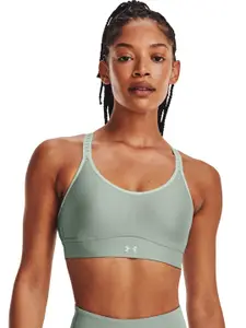 UNDER ARMOUR Lightly Padded Non-Wired Medium Coverage Infinity Mid Covered Training Bra