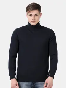 t-base High Neck Cotton Pullover Sweater