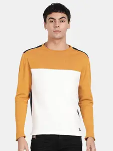 t-base Colourblocked Cotton Pullover