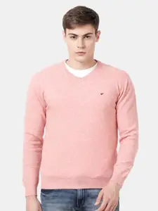 t-base V-Neck Woollen Pullover Sweater