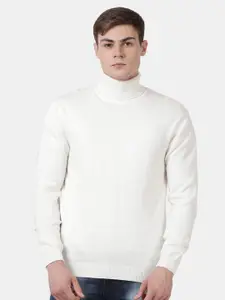 t-base Turtle Neck Long Sleeves Cotton Modal Pullover Sweater