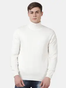 t-base Turtle Neck Long Sleeves Cotton Modal Pullover Sweater