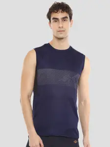 NIVIA Geometric Printed Round Neck Sports T-shirt