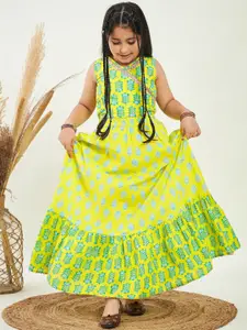 Stylo Bug Girls Printed Ready To Wear Lehenga & Choli
