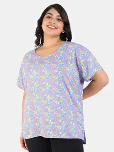 Zivame Plus Size Floral Printed Top
