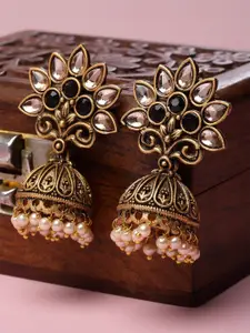 KARATCART Contemporary Jhumkas Earrings