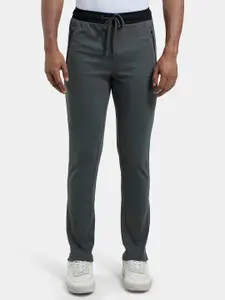 Jockey Combed Cotton Rich Slim Fit Trackpant with Side Zipper Pockets-9510
