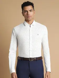 Allen Solly Micro Ditsy Printed Slim Fit Formal Shirt