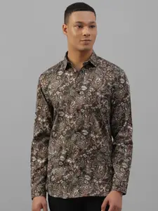 Allen Solly Slim Fit Floral Opaque Printed Formal Shirt