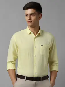 Allen Solly Slim Fit Cotton Linen Formal Shirt