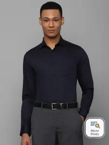 Allen Solly Slim Fit Textured Spread Collar Long Sleeve Cotton Formal Shirt