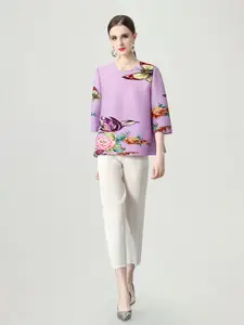 JC Collection Floral Printed Top & Trouser