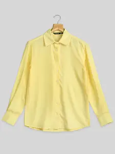 NEOFAA India Slim Regular Fit Semi Sheer Casual Shirt