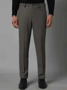 Louis Philippe Men Slim Fit Mid-Rise Flat Front Formal Trousers