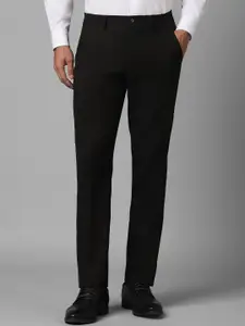 Louis Philippe Men Slim Fit Mid-Rise Flat Front Formal Trousers