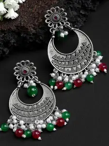 KARATCART Multicoloured Contemporary Chandbalis Earrings