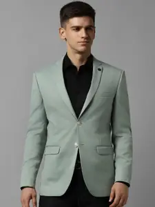 Allen Solly Slim Fit Notched Lapel Collar Single-Breasted Formal Blazer