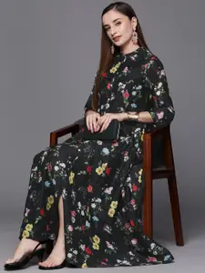 Biba Floral Print Maxi Dress