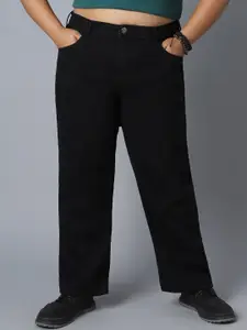 Freeform by High Star Women Plus Size High-Rise Clean Look Stretchable Jeans