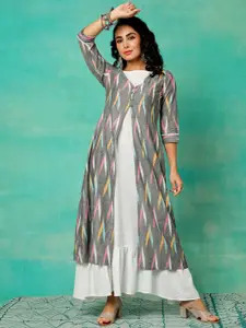 Anouk Ethnic Printed A-Line Maxi Dress