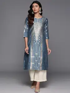 Biba Ethnic Motifs Foil Printed Kurta