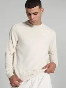 Puma Cotton Round Neck Sweatshirt