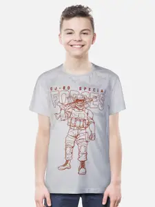 Gini and Jony Boys Graphic Printed Cotton T-shirt