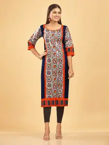 SHANVIKA Ethnic Motif Printed Pure Cotton Unstitched Dress Material