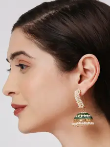 OOMPH Dome Shaped Jhumkas Earrings