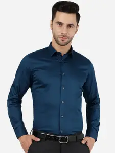 Greenfibre Slim Fit Striped Cotton Casual Shirt
