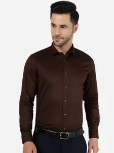 Greenfibre Slim Fit Striped Cotton Casual Shirt