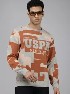 U.S. Polo Assn. Denim Co. Pure Cotton Brand Logo Pullover Sweater