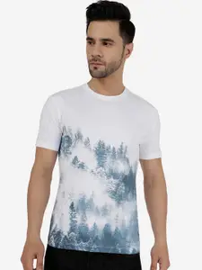 Greenfibre Graphic Printed Cotton Slim Fit T-shirt